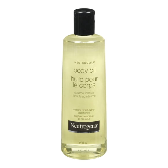 Neutrogena Body Oil Light Sesame Formula, Dry Skin Moisturizer & Hydrating Body Massage Oil, for Radiant & Healthy Looking Glow, Nourishing Bath Oil for Sheer Moisture