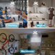 thumbnail image 5 of Luces LED plegables para garaje Bombilla E27 de 38W 4 aspas Ehuebsd de ventilador ajustables iluminación de techo Deformable para Taller y almacén 6000LM AC110265V, 5 of 8