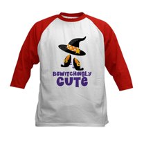 CafePress - Bewitchingly Cute Witch Baby Baseball Jersey - Kids Cotton Baseball Jersey, 3/4 Sleeve Shirt