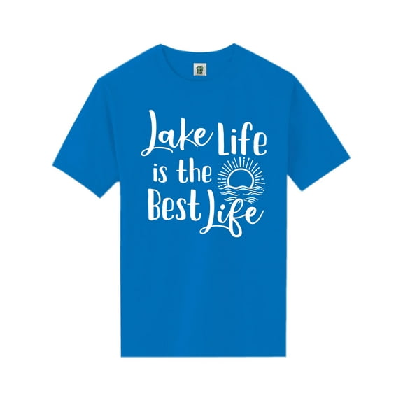 Lake Life Is The Best Life Short Sleeve Neon T-Shirt