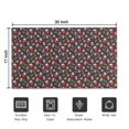 thumbnail image 5 of Dark Christmas Drink and Cookie Pattern Door Rugs,Washable Non Slip Door Mats Indoor,Decorative Door Mats,Entry Mat Indoor for Entrance,Bedroom,Kitchen,Bathroom,17"x30", 5 of 6