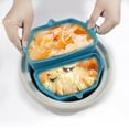 thumbnail image 3 of Foldable Slow Cooker Divider Silicone Stew Pot Mat Reusable Leakproof Heat resistant Slow Cooker Lining set, 3 of 4