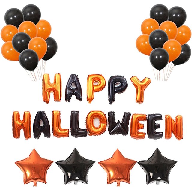 Halloween Party Decorations, Happy Halloween Party Decorations Balloons Set For Party Including HAPPY HALLOWEEN Balloons Confetti Balloons Halloween Decorations For Kids Home brilliant
