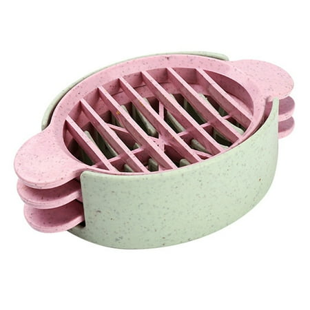 

Wheat Stalk Egg Slicer 1 Set Wheat Stalk Egg Cutting Tool Practical Egg Cutter Food Slicer for Home