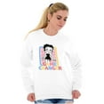 thumbnail image 4 of Betty Boop Game Changer Cutie Cute Women Crewneck Sweatshirt Brisco Brands L, 4 of 6