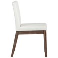thumbnail image 3 of Sunpan Branson 19" Modern Faux Leather Dining Chair in White (Set of 2), 3 of 6