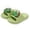 Green, variant on Djtdsds Kids Dinosaur Slide Sandals, Soft Non- Open-Toe Slippers Color:Green,Size:4-4.5 Years
