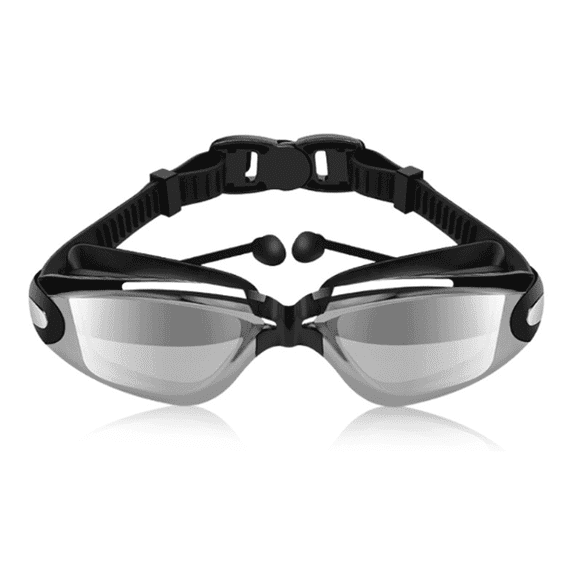 GJX Swim Goggles,Waterproof,Anti-Fog & UV Protection Goggles Swimming Adult,Nearsighted Lenses Swim Goggles,Myopia Degree of 600° for pool, beach, lap swimming, triathlon, water sports