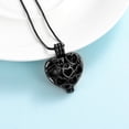 thumbnail image 5 of Hollow Heart Urn Necklace for Ashes - Memorial Cremation Jewelry for Ashes Heart Urn Locket for Ashes Stainless Steel Urns Pendant Keepsake Jewelry, 5 of 8