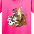 thumbnail image 4 of Inktastic Happy Farm Animals Youth T-Shirt, 4 of 5