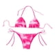 thumbnail image 3 of Conjunto de bikini triangular con cordón para mujer, ideal para actividades acuáticas, fiestas en la playa. XS, 3 of 9