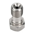 thumbnail image 3 of Stainless Steel Brake Fitting Adapter with 7/16" x 20 UNF Banjo Bolt, 25mm Length, with 2 Washers, 3 of 4