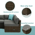 thumbnail image 2 of Serein 8-Piece Sofa Set with Rectangular Fire Pit, 2 of 6
