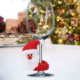 thumbnail image 4 of Decoración de copa de vino de gnomo de Navidad, adorno de botella de muñeco de nieve para decoración de fiesta navideña, 4 of 7