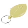 thumbnail image 3 of Silbato Control De Voz Buscador De Llaves Anti Pérdida Llavero Localizador Tracer Forma De Hoja Para Billetera Coche Mascota Bolsa Para Niños Maleta Material ABS Negro Amarillo, 3 of 7