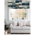thumbnail image 5 of Turquoise Green Geometric Curtain Valances for Windows, Vintage Modern Abstract Art Kitchen Valance Window Treatment, Light Filtering Block Curtains for Bathroom/Bedroom/Living Room 54'' x 18'', 5 of 9