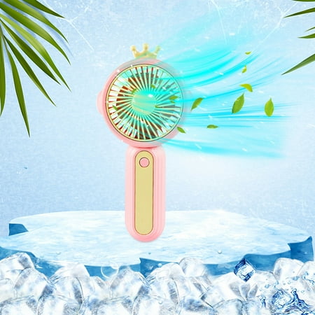 

Saleteraj USB Rechargeable Handheld Fan Super Compact Portable Handheld Fan Ultra-quiet High Wind Power Clearance