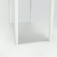 thumbnail image 6 of Contemporary Home Living 36" White Italian Carrara Marble Top Console Table with Drawers, 6 of 7