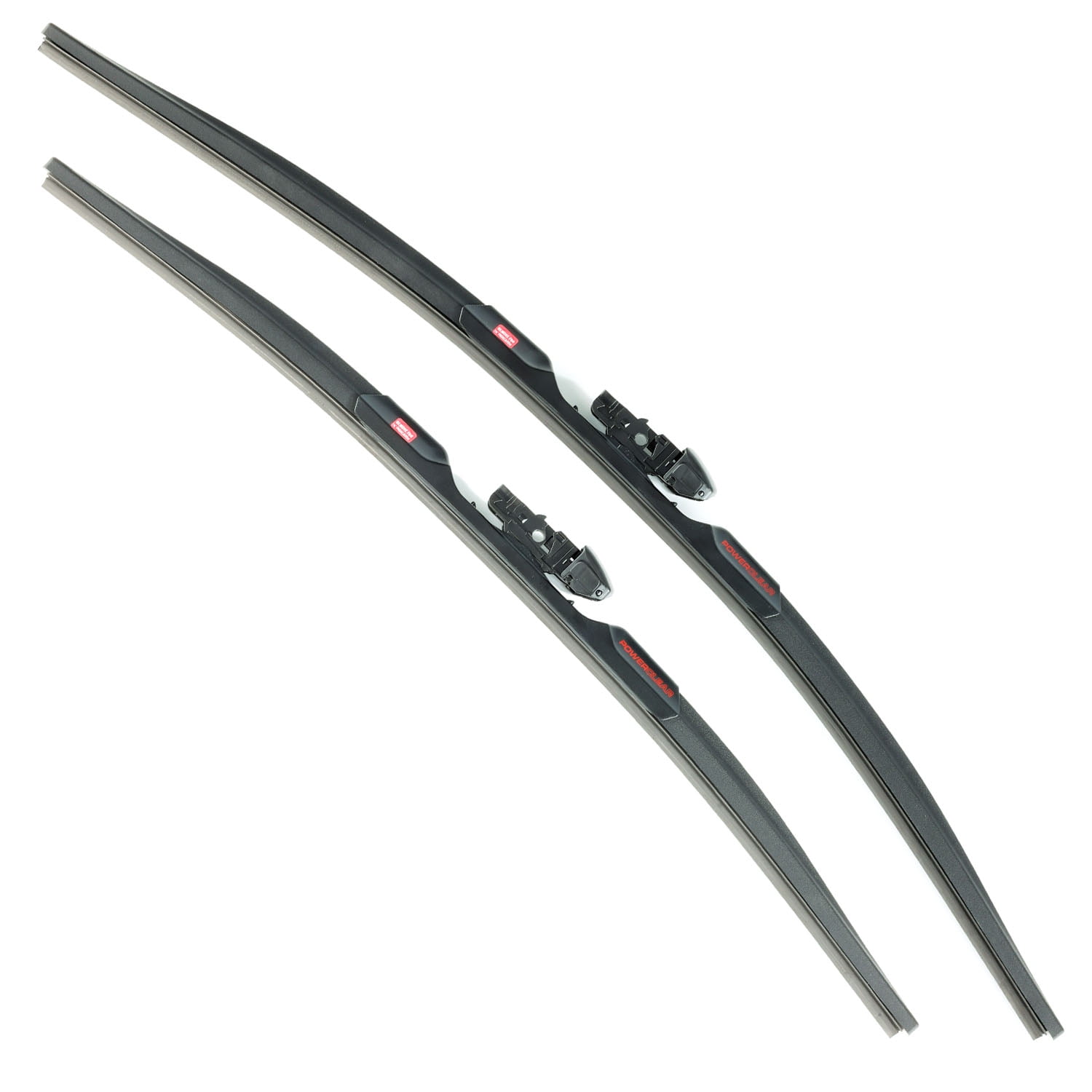 PowerClear by PowerStop – PCK-2420-2 - Front 24" + 20" Windshield Wiper Blade Set, Pinch Tab For Hyundai Genesis, Land Rover LR2, Ford Taurus/Taurus X, Lincoln Continental [Model Specific]