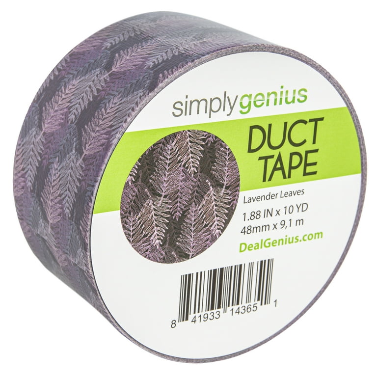 Simply Genius Craft Duct Tape Roll with Colors and Patterns, Pretty  Feathers 