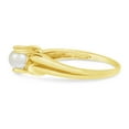 thumbnail image 4 of 10k Yellow Gold Freshwater Cultured Pearl And Diamond Ring, 4 of 6