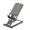 Color:Black, variant on Aluminium Alloy Phone Holder Stand Freeing Hands when Cooking Working Gaming Gift for Family Friends Kids Foldable
