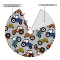 thumbnail image 2 of Sikiie Color Tractor 30-48 inches {designName} Print Christmas Tree Skirt Snowman Xmas Tree Skirt with Edge Christmas Decorations for Holiday Party36", 2 of 7