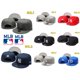 thumbnail image 2 of Gorra De Béisbol Unisex MLB New York Yankees Flat Ala Plana Deportiva Gris Los Angeles Dodgers Negro Snapback Ajustable Deportes Al Aire Libre, 2 of 4