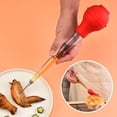thumbnail image 3 of Shoreew Silicone Turkey Basters with Measurement Markings for Cooking Essential Thanksgiving Tool for Flavorful Meat Large Pump Head Cleaning Brush Home Kitchen Essential, 3 of 7