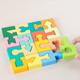 thumbnail image 5 of 16-Piece Geometric Puzzle Building Blocks, A Fun And Interactive Educational Toy With Varying Difficulty Levels, Suitable For Family Gatherings To Foster Teamwork,, 5 of 5