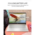 thumbnail image 5 of HP 14" Laptop for Student Business, Intel Quad-Core N4120, 8GB RAM, 320GB Storage(64GB eMMC+256GB Micro SD), 1-Year Microsoft 365, Windows 11 Pro, Stream Series, Webcam, WiFi, Ultra Light, 5 of 6