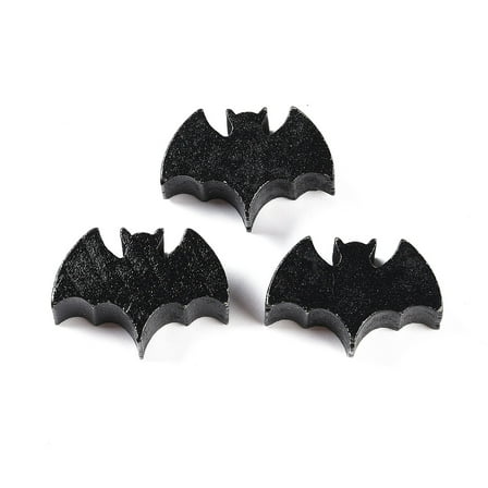 wood beads Black Bat 22x15x8mm Hole: 3mm