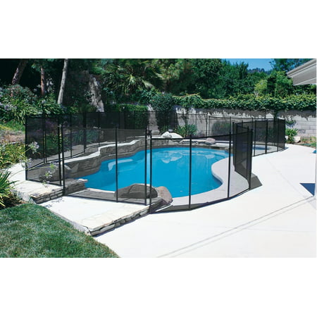 GLI 30-0510-BLK Inground Removable Safety Fence 5' high x 10' wide panel - various