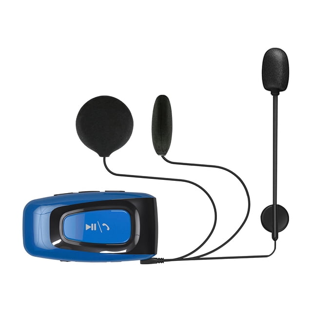 Auriculares para motocicleta,Intercomunicador con auriculares Bluetooth para casco de motocicleta para música,Sistema de comunicación por intercomunicador para casco a prueba de