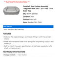 thumbnail image 2 of Front Left Seat Cushion Assembly - Compatible with 2003 - 2019 Ford E-450 Super Duty 2004 2005 2006 2007 2008 2009 2010 2011 2012 2013 2014 2015 2016 2017 2018, 2 of 2