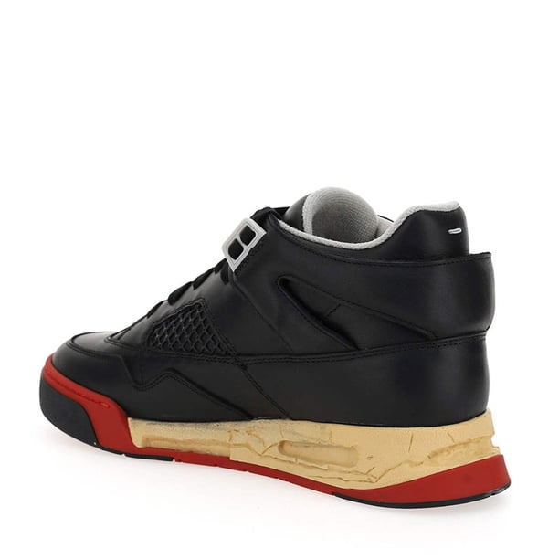 Maison Margiela Men's Deadstock Basket Low Top Leather Sneaker