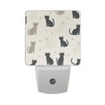 thumbnail image 6 of Yayeee LED Plug in Night Light for The Home with Auto Dusk to Dawn Light Sensors, 2 Pack, Black Cute Cats, 6 of 6