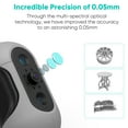 thumbnail image 5 of 3DMakerpro Mole Handheld 3D Scanner for 3D Printer 0.05mm Accuracy & 0.1mm Resolution 10FPS Scanning Black Objects with Anti-Shake Lenses Realistic Color and Textures Support Turntable Scan 15-1500mm, 5 of 9