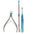 thumbnail image 4 of Manicure Set Exfoliating Cuticle Pusher Dead Skin Remover Pedicure Tool, 4 of 8