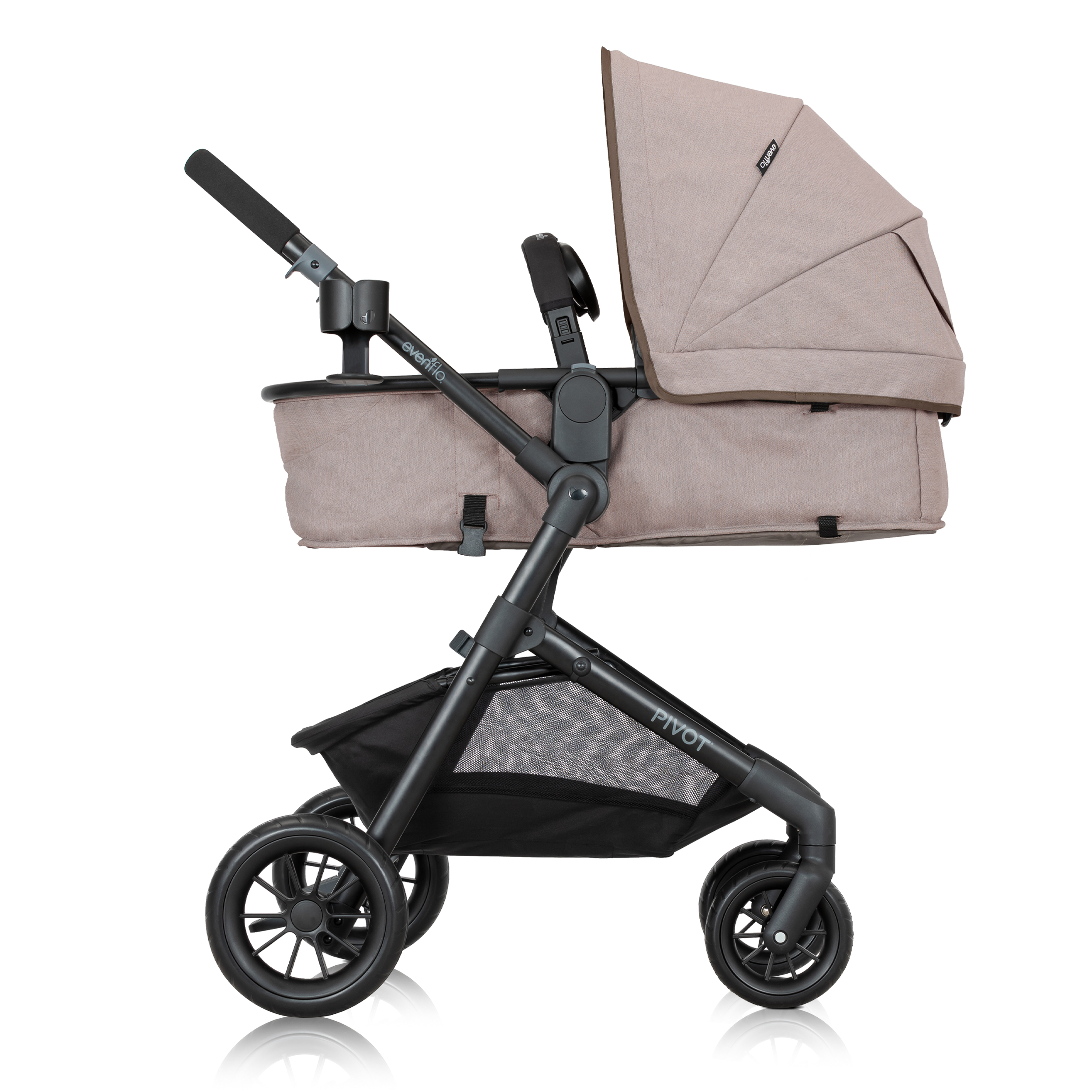 Pivot Modular Travel System with LiteMax Infant Car Seat with Anti-Rebound Bar (Desert Tan) - image 4 of 25