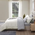 thumbnail image 6 of Virtu Queen Comforter Set, 7 Piece Bed in a Bag, Bedding Comforter Sets with Sheets, Reversible Bedding Sets, Off White, 6 of 9