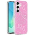 thumbnail image 4 of For Apple iPhone 15 Pro Max Fashion Layer Design Slim IMD TPU Protective, Shockproof Hybrid Stylish Durable Hard PC Cover, XPM Phone Case [Heart Pink], 4 of 9
