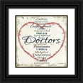 thumbnail image 1 of Phillips, Anita 26x26 Black Ornate Wood Framed with Double Matting Museum Art Print Titled - Doctors Heart, 1 of 4