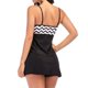 thumbnail image 3 of Traje de baño dividido Moda Transpirable Elástico Traje de baño de dos piezas Traje de baño para mujer Blanco y negro XXL, 3 of 8