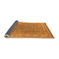 thumbnail image 2 of Ahgly Company Indoor Round Oriental Orange Industrial Area Rugs, 7' Round, 2 of 4