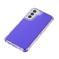 thumbnail image 6 of SaniMore for Samsung Galaxy S22 6.1" 2022 Csae, Crystal Solid Color Rugged Backplane for Women Girls Shockproof TPU Bumper Drop-proof Slim Lightweight Case for Galaxy S22 6.1 inch 2022, Purple, 6 of 8