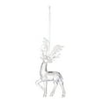thumbnail image 2 of Dserfhy Elk Pendant Acrylic Reindeer Ornament Christmas Tree Clear Deer Dancing Hanging Figurine Xmas Tree Party Supplies, 2 of 8