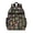 Mushroom and Moth, variant on Mushroom and Moth Black Pattern Backpack for School, Cute School Bag with Adjustable Shoulder Straps and Padded Back, 15.25"x11.5"x5.25"