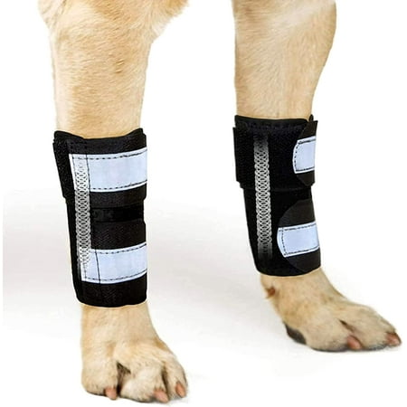 UPC: 0810020210002 | NeoAlly Pair Front Leg Braces for Dogs with Metal Strip Inserts to Stabilize and Support Canine Wrist Carpal Joints  Super Supportive to Prevent Leg Injuries Sprains Arthritis (XXS/XS)