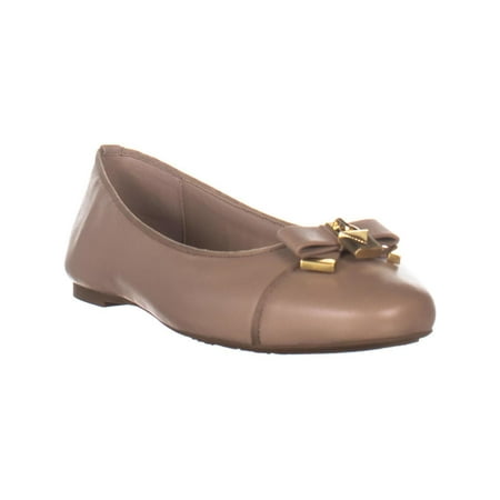 Womens MICHAEL Michael Kors Alice Ballet Flats, Truffle, 8 US / 38 EU